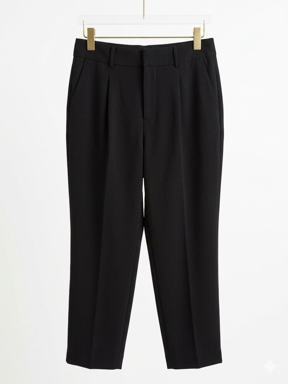 HALARA Black Tailored Boot-Cut Pants Stretchy And Comfy